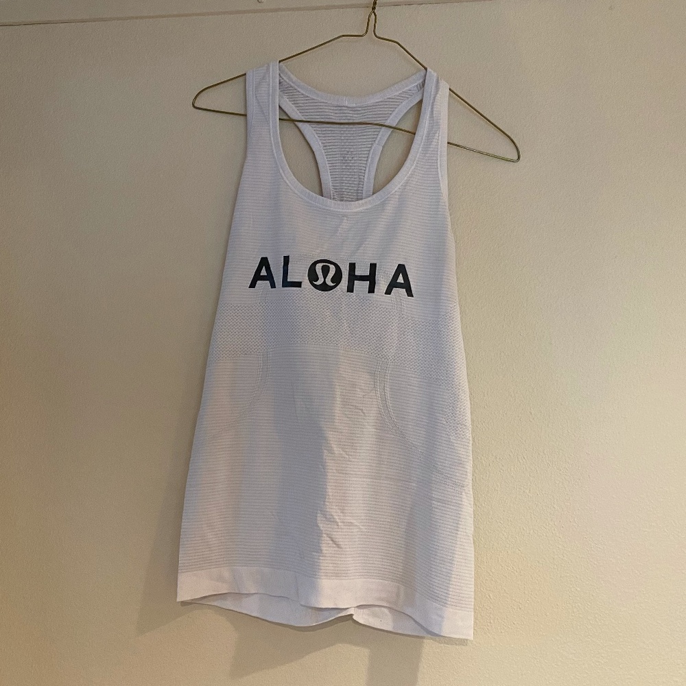 Lululemon | "Aloha" Swiftly Tech Racerback | Women's 6